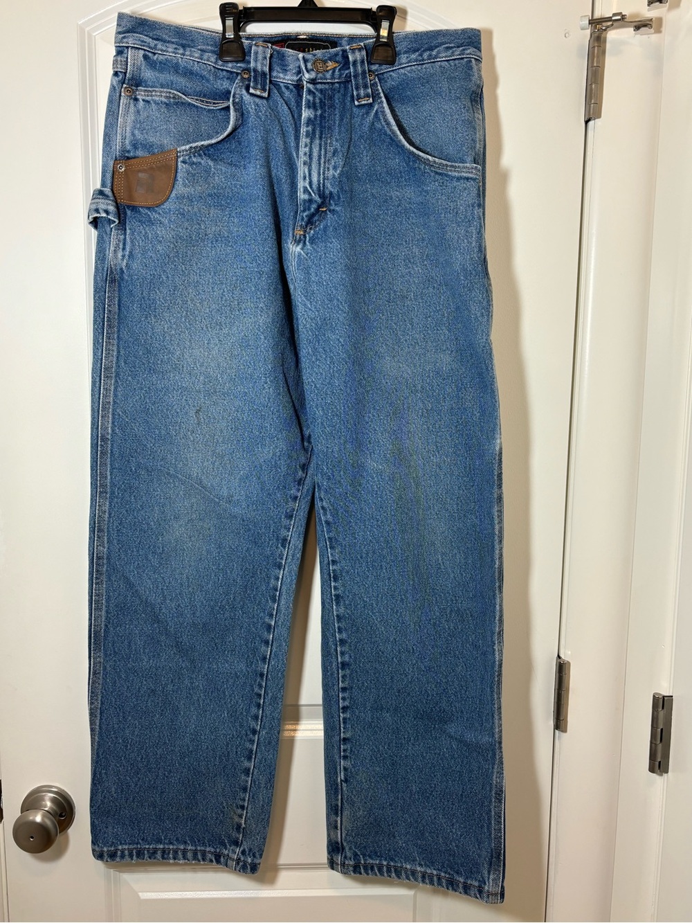 Riggs by Wrangler Men's Blue Carpenter Jeans -